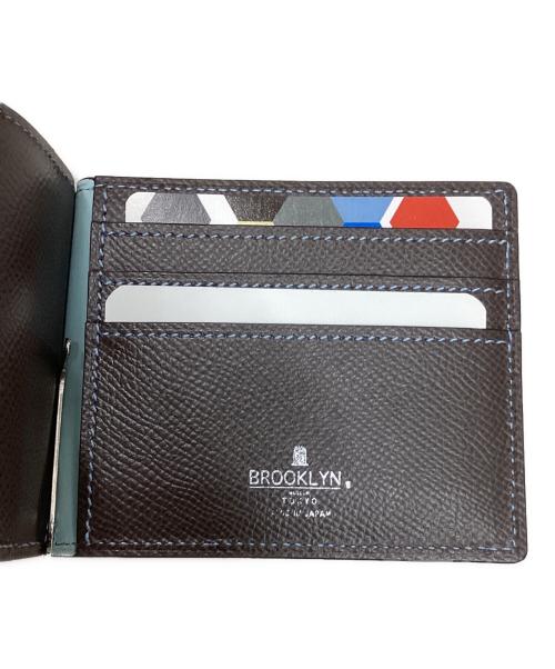 BROOKLYN（ブルックリン）BROOKLYN (ブルックリン) カードケース ブラウンの古着・服飾アイテム