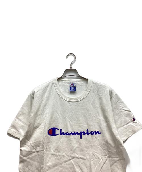 Champion（チャンピオン）Champion (チャンピオン) 半袖Tシャツ ホワイト サイズ:Lの古着・服飾アイテム