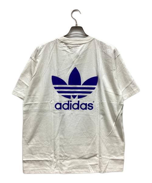 adidas（アディダス）adidas (アディダス) 半袖Tシャツ ホワイト サイズ:Lの古着・服飾アイテム