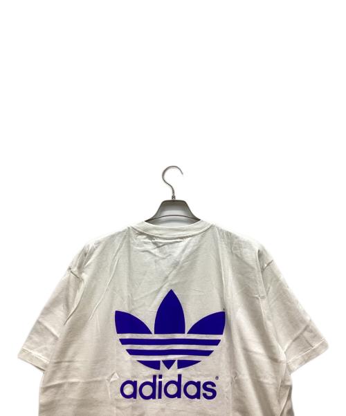 adidas（アディダス）adidas (アディダス) 半袖Tシャツ ホワイト サイズ:Lの古着・服飾アイテム