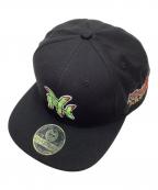 くっきー ぶてぃっく紫歯茎クッキーブティックムラサキハグキ）の古着「キャップ」｜ブラック