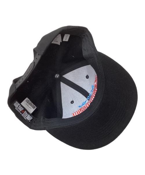 ハイスクール奇面組（ハイスクールキメングミ）ハイスクール奇面組 (ハイスクールキメングミ) キャップ ブラックの古着・服飾アイテム