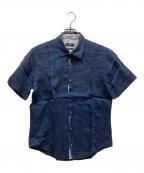 HUGO BOSSヒューゴ ボス）の古着「半袖シャツ」｜ネイビー