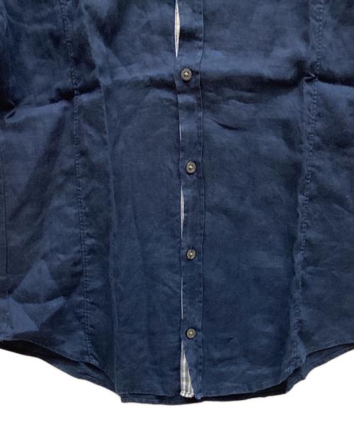 HUGO BOSS（ヒューゴ ボス）HUGO BOSS (ヒューゴ ボス) 半袖シャツ ネイビー サイズ:Mの古着・服飾アイテム