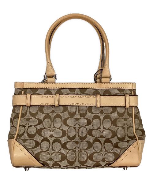 COACH（コーチ）COACH (コーチ) ハンドバッグ ベージュの古着・服飾アイテム