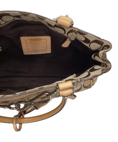COACH（コーチ）COACH (コーチ) ハンドバッグ ベージュの古着・服飾アイテム
