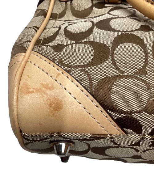 COACH（コーチ）COACH (コーチ) ハンドバッグ ベージュの古着・服飾アイテム