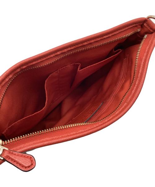 COACH（コーチ）COACH (コーチ) ショルダーバッグ ブラウン×レッドの古着・服飾アイテム