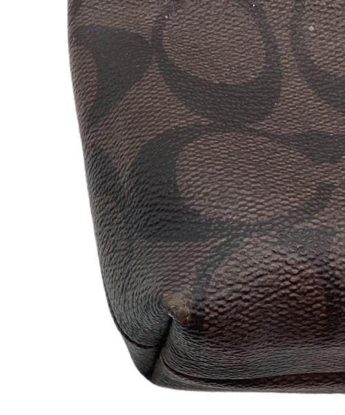 COACH（コーチ）COACH (コーチ) ショルダーバッグ ブラウン×レッドの古着・服飾アイテム