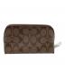 COACH (コーチ) コスメポーチ ベージュ×ブラウン：6000円