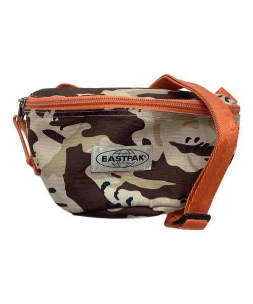 EASTPAK（イーストパック）EASTPAK (イーストパック) ウエストバッグ ベージュ×ブラウンの古着・服飾アイテム
