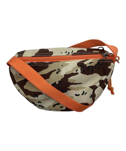 EASTPAK（イーストパック）EASTPAK (イーストパック) ウエストバッグ ベージュ×ブラウンの古着・服飾アイテム
