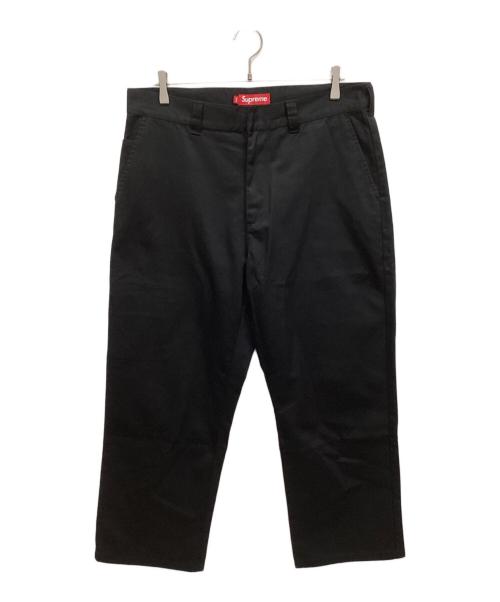 SUPREME（シュプリーム）SUPREME (シュプリーム) ワークパンツ ブラック サイズ:W34の古着・服飾アイテム