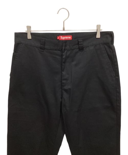 SUPREME（シュプリーム）SUPREME (シュプリーム) ワークパンツ ブラック サイズ:W34の古着・服飾アイテム