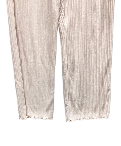 gelato pique（ジェラートピケ）gelato pique (ジェラートピケ) リブロングパンツ ピンク サイズ:ONE SIZEの古着・服飾アイテム