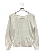 gelato piqueジェラートピケ）の古着「トーンアップホットスムーズィープルオーバー」｜アイボリー