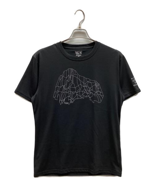 MOUNTAIN HARD WEAR（マウンテンハードウェア）MOUNTAIN HARD WEAR (マウンテンハードウェア) 半袖Tシャツ ブラック サイズ:Lの古着・服飾アイテム