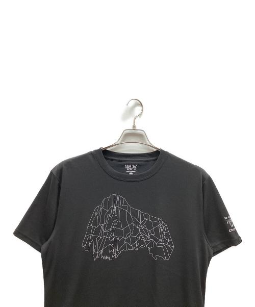 MOUNTAIN HARD WEAR（マウンテンハードウェア）MOUNTAIN HARD WEAR (マウンテンハードウェア) 半袖Tシャツ ブラック サイズ:Lの古着・服飾アイテム