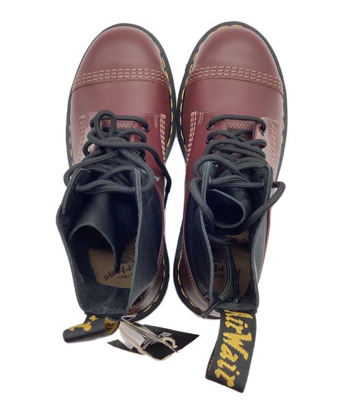 Dr.Martens（ドクターマーチン）Dr.Martens (ドクターマーチン) MM6 Maison Margiela (エムエムシックスメゾンマルジェラ) 8ホールブーツ ブラウン×グレー サイズ:UK6 未使用品の古着・服飾アイテム