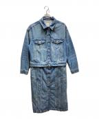 ZARA×MAISON SPECIALザラ×メゾンスペシャル）の古着「デニムコート」｜インディゴ