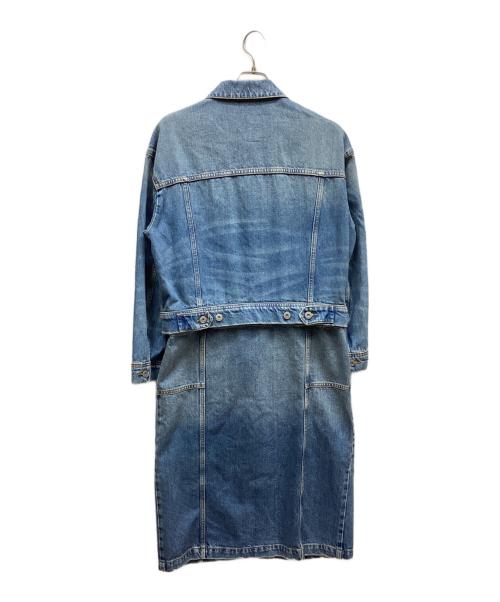 ZARA（ザラ）ZARA (ザラ) MAISON SPECIAL (メゾンスペシャル) デニムコート インディゴ サイズ:MLの古着・服飾アイテム