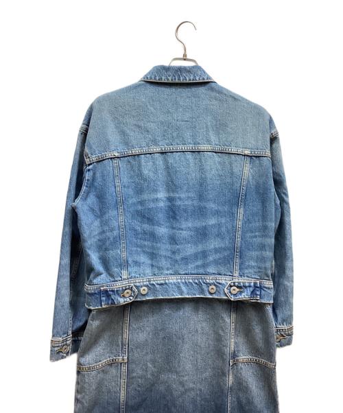 ZARA（ザラ）ZARA (ザラ) MAISON SPECIAL (メゾンスペシャル) デニムコート インディゴ サイズ:MLの古着・服飾アイテム