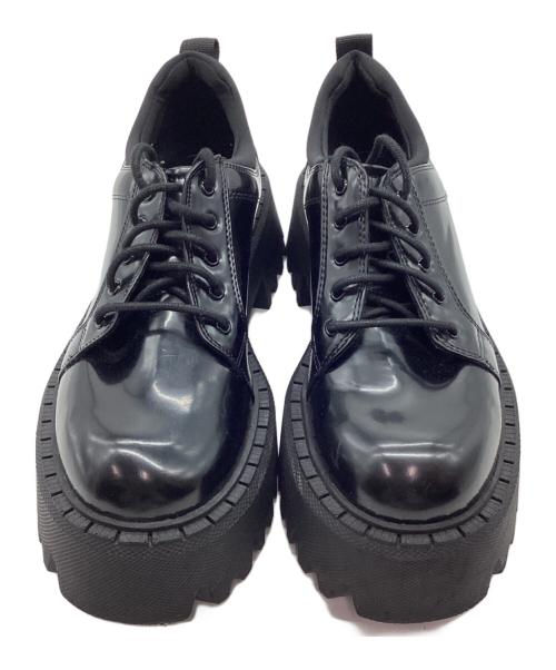 ZARA（ザラ）ZARA (ザラ) 厚底レースアップシューズ ブラック サイズ:39の古着・服飾アイテム
