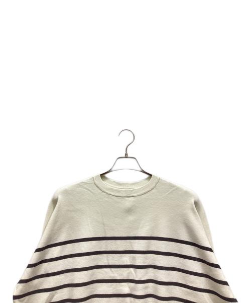 LE PHIL（ル フィル）LE PHIL (ル フィル) ボーダーニット ホワイト×ブラック サイズ:Fの古着・服飾アイテム