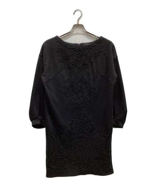 GRACE CONTINENTAL（グレースコンチネンタル）GRACE CONTINENTAL (グレースコンチネンタル) 長袖ワンピース ブラック サイズ:36の古着・服飾アイテム