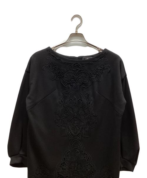 GRACE CONTINENTAL（グレースコンチネンタル）GRACE CONTINENTAL (グレースコンチネンタル) 長袖ワンピース ブラック サイズ:36の古着・服飾アイテム