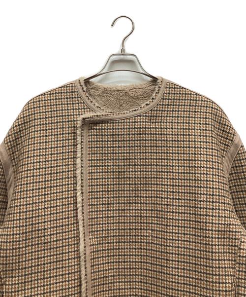 furfur（ファーファー）furfur (ファーファー) リバーシブルジャケット ベージュ サイズ:ONE SIZEの古着・服飾アイテム