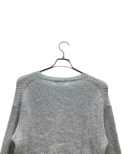 la butique bon bon（-）la butique bon bon (-) ニット ブルー サイズ:Fの古着・服飾アイテム