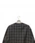 中古・古着 CULLNI (クルニ) Wool Check Cross Weave Drawstring Long Sleeve Pullover ブラウン×グリーン サイズ:2：9000円