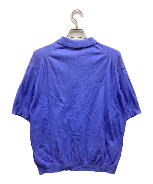 crepuscule（クレプスキュール）crepuscule (クレプスキュール) ポロシャツ ブルー サイズ:2の古着・服飾アイテム