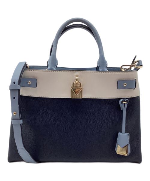MICHAEL KORS（マイケル・コース）MICHAEL KORS (マイケル・コース) 2WAYバッグ ネイビーの古着・服飾アイテム