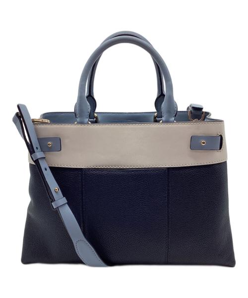 MICHAEL KORS（マイケル・コース）MICHAEL KORS (マイケル・コース) 2WAYバッグ ネイビーの古着・服飾アイテム