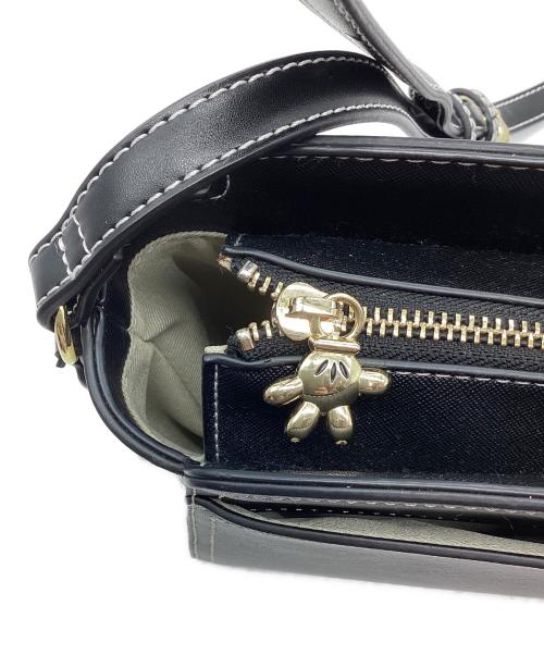 & chouette（アンドシュエット）& chouette (アンドシュエット) DISNEY (ディズニー) ショルダーバッグ ブラック×アイボリーの古着・服飾アイテム