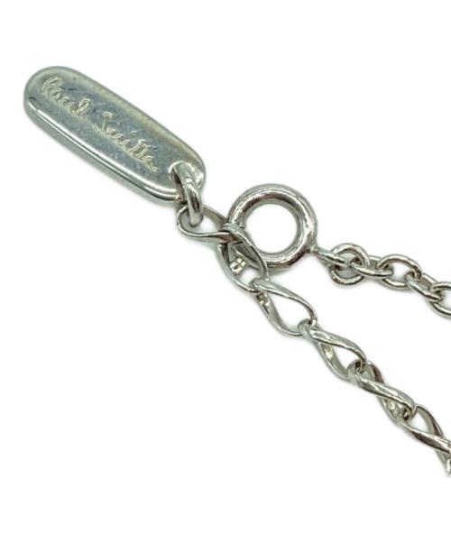 PAUL SMITH（ポールスミス）PAUL SMITH (ポールスミス) ダブルリングモチーフネックレス シルバーの古着・服飾アイテム