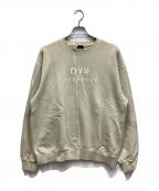 OYオーワイ）の古着「カッティングピグメントトレーナー」｜ベージュ