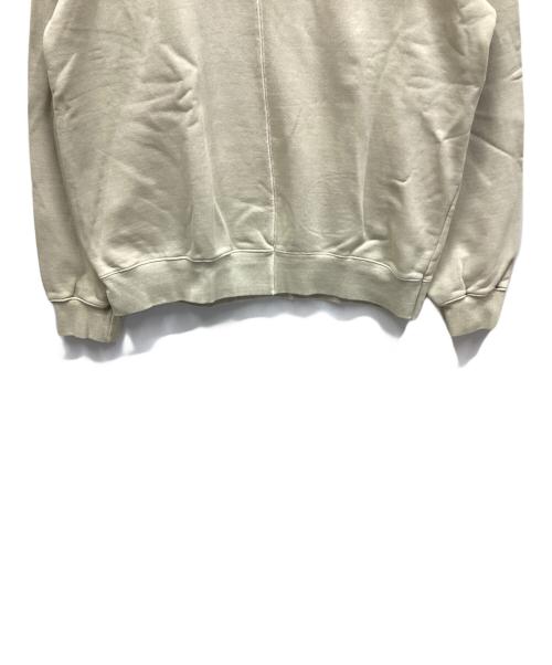 OY（オーワイ）OY (オーワイ) カッティングピグメントトレーナー ベージュ サイズ:Sの古着・服飾アイテム