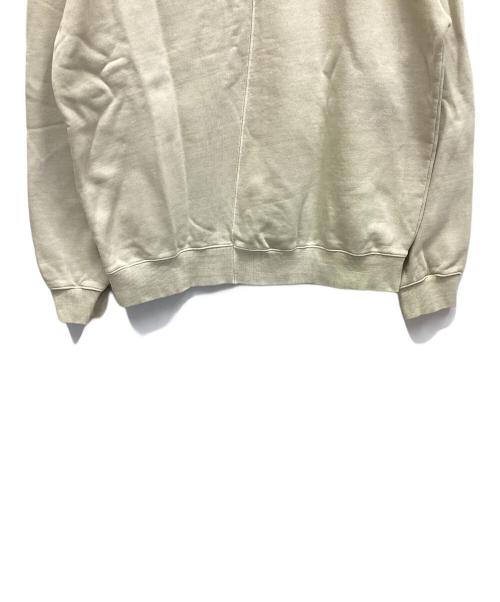 OY（オーワイ）OY (オーワイ) カッティングピグメントトレーナー ベージュ サイズ:Sの古着・服飾アイテム