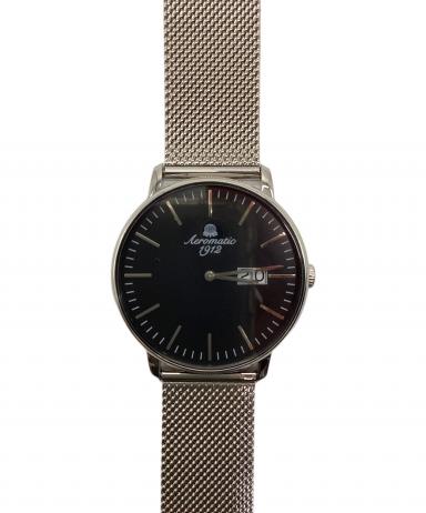 ほぼ未使用 エアロマチック Aeromatic 1912 A1326 アラーム 中古・古着通販】Aeromatic1912 (エアロマチック1912) 腕時計