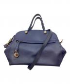 FURLAフルラ）の古着「2WAYバッグ」｜ネイビー
