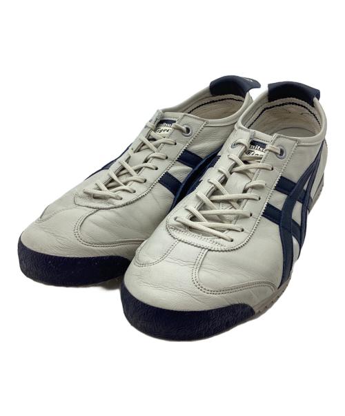 Onitsuka Tiger（オニツカタイガー）Onitsuka Tiger (オニツカタイガー) スニーカー アイボリー×ネイビー サイズ:25.5の古着・服飾アイテム