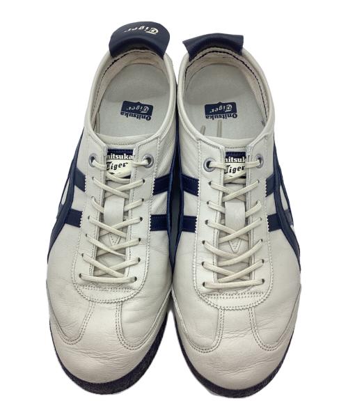 Onitsuka Tiger（オニツカタイガー）Onitsuka Tiger (オニツカタイガー) スニーカー アイボリー×ネイビー サイズ:25.5の古着・服飾アイテム