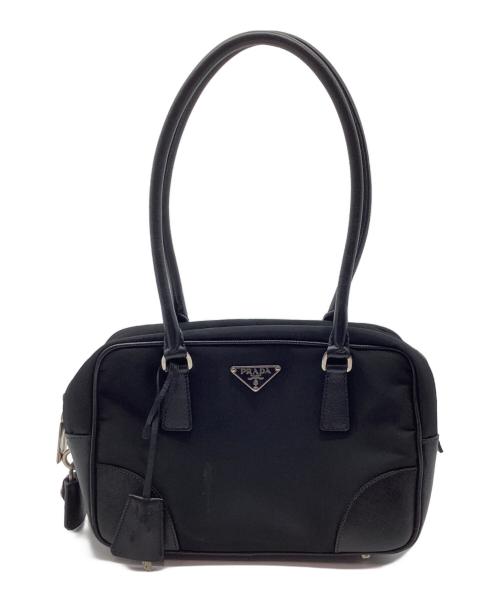 PRADA（プラダ）PRADA (プラダ) ナイロントートバッグ ブラックの古着・服飾アイテム