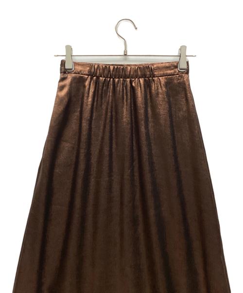 hwyl（ヒュイル）hwyl (ヒュイル) スカート ブラウン サイズ:02の古着・服飾アイテム
