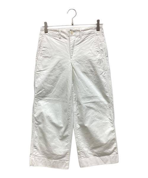 POLO RALPH LAUREN（ポロ・ラルフローレン）POLO RALPH LAUREN (ポロ・ラルフローレン) ワイドパンツ ホワイト サイズ:W26の古着・服飾アイテム