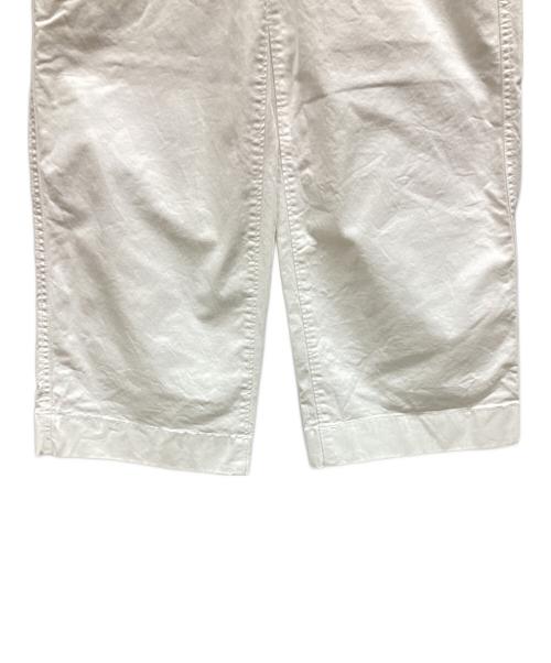 POLO RALPH LAUREN（ポロ・ラルフローレン）POLO RALPH LAUREN (ポロ・ラルフローレン) ワイドパンツ ホワイト サイズ:W26の古着・服飾アイテム
