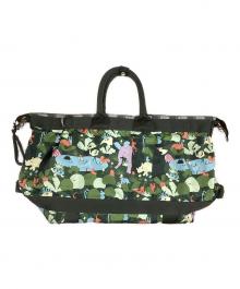LeSportsac（レスポートサック）の古着「2WAYバッグ」｜グリーン
